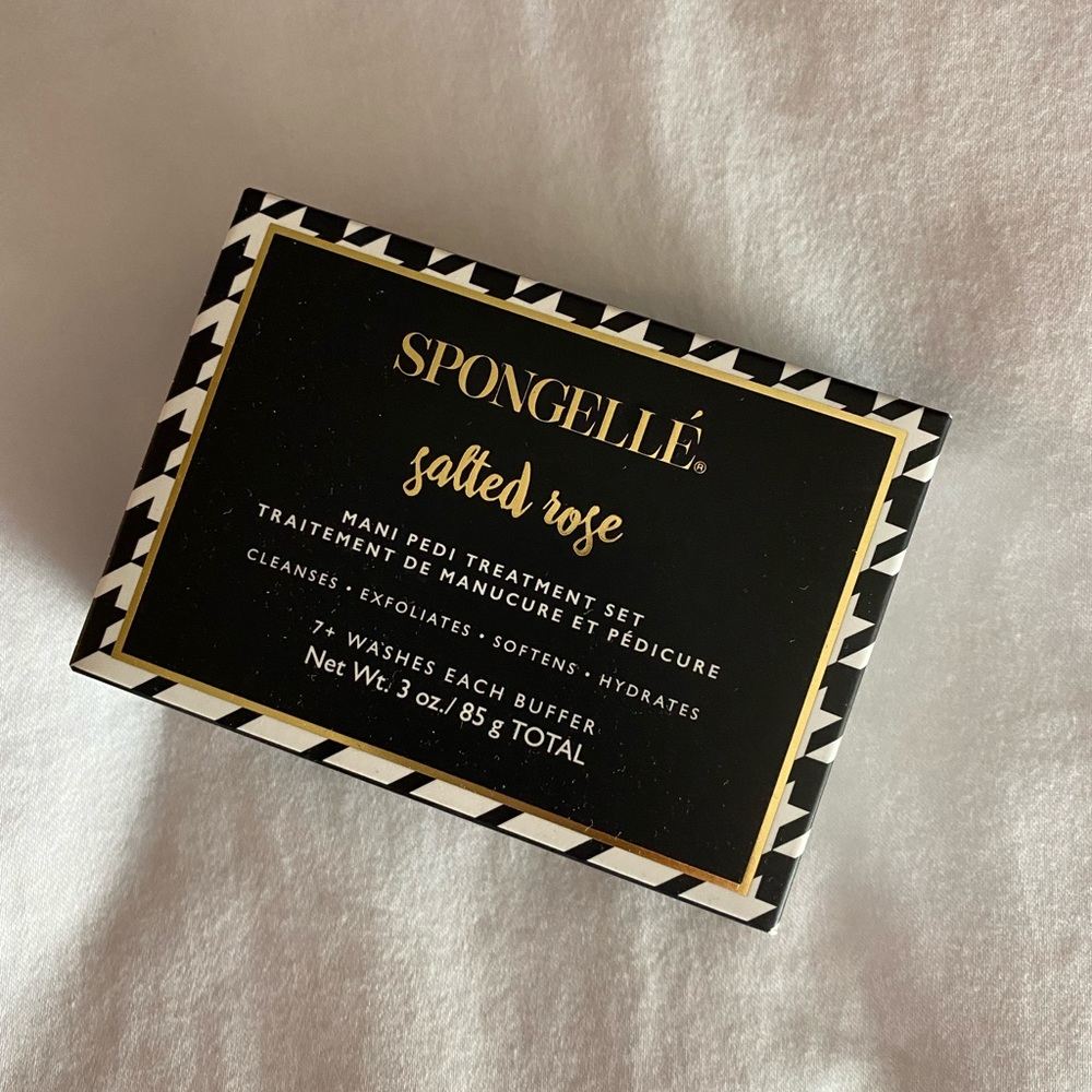 Spongelle Salted Rose Mani Pedi Treatment Set